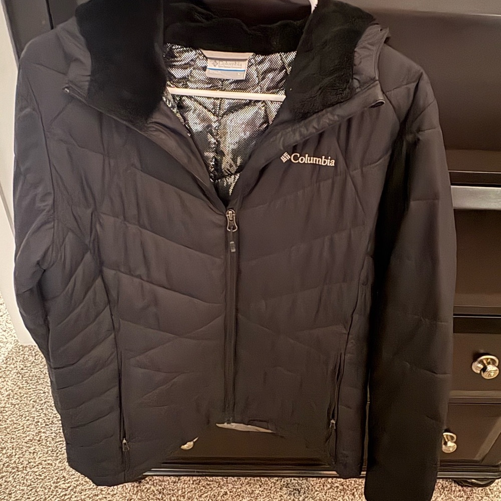 Columbia Black Quilted Jacket